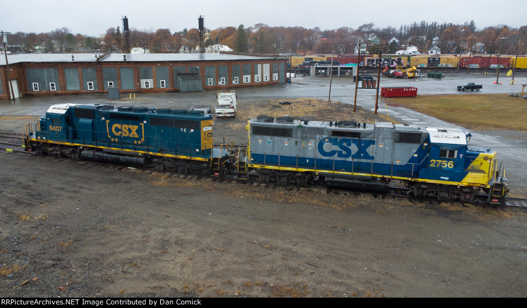 CSXT 2756 & CSXT 8407